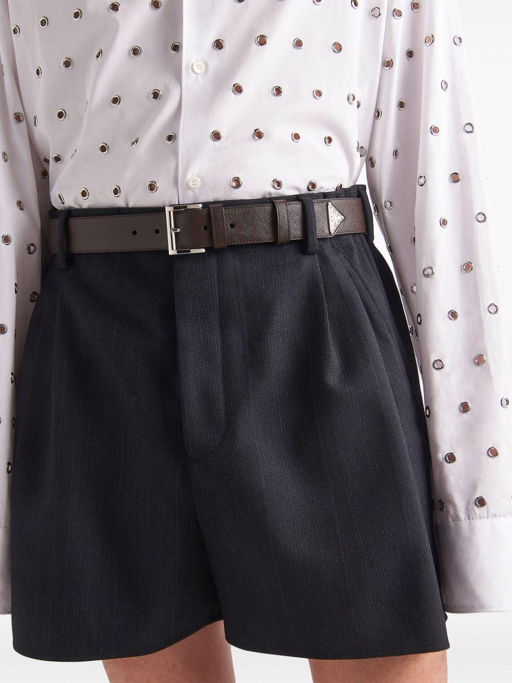 triangle-logo Saffiano leather belt 2CC545 053F0201 PRADA 