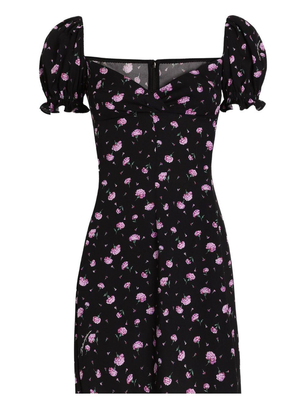 ruffled floral mini dress F60GOT FSA8MHN5XX DOLCE & GABBANA 