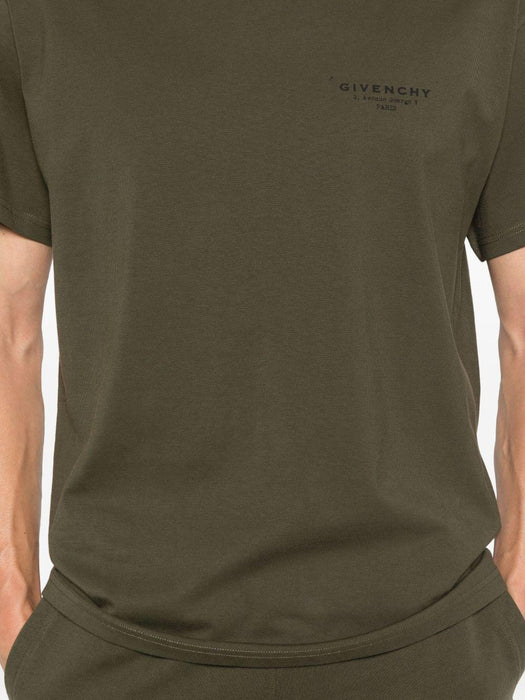 logo-print cotton T-shirt BM71NK3YRV 305 GIVENCHY 