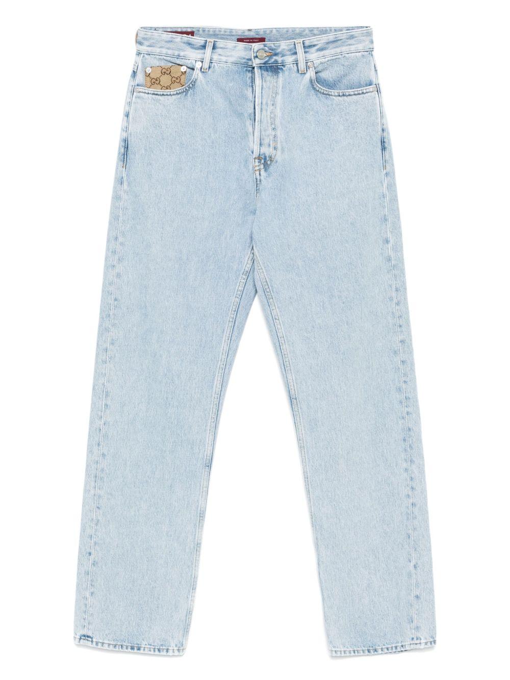 GG canvas insert jeans 835219 XDDCY4452 GUCCI 