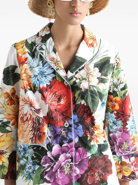 foral-print shirt F5T65T HS5TRHA5PC DOLCE & GABBANA 