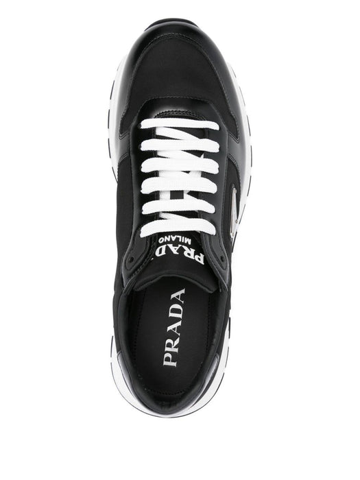 Leather-panelled sneakers 2EE443 FG000 3LF5F0632 PRADA 