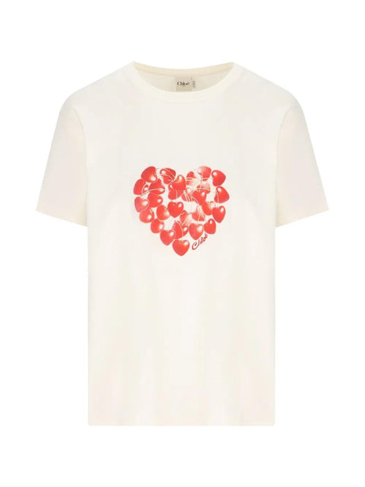 Cherry-print T-shirt CH26AJH41880 107 CHLOÉ 