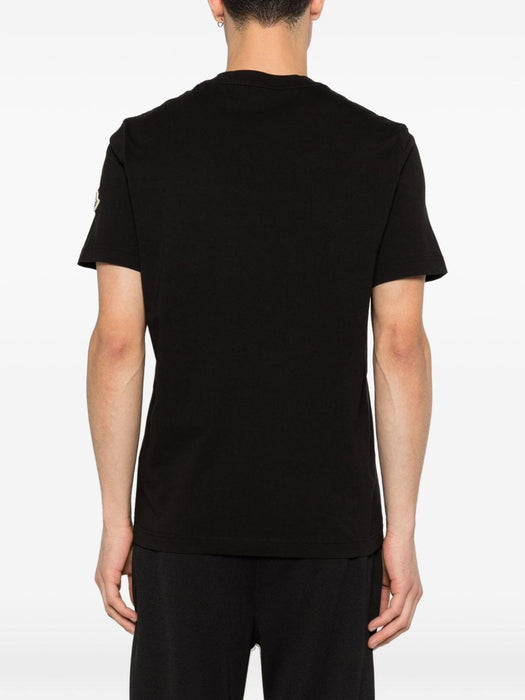 Cotton logo T-shirt L1-091-8C000-75-89B8U 999 MONCLER 