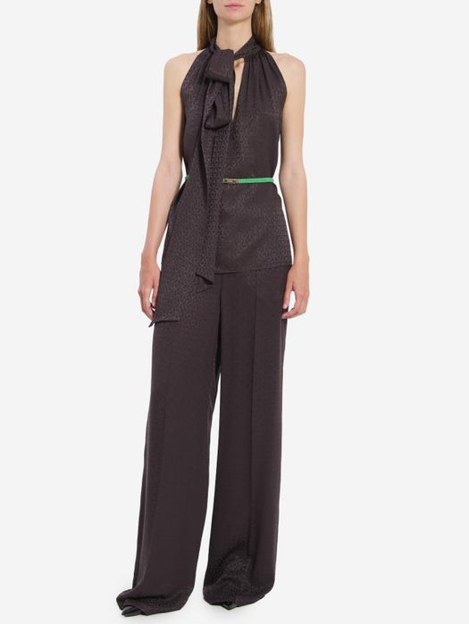 Horsebit silk jacquard pants 852748 ZAUDP2206 GUCCI 