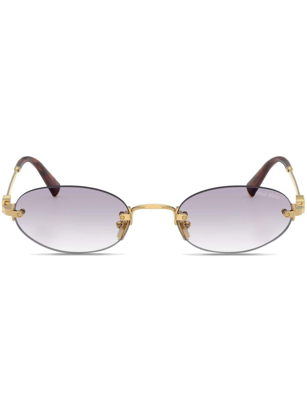 round-frame sunglasses 400-MU A54S 5AK04O 51  MIU MIU 