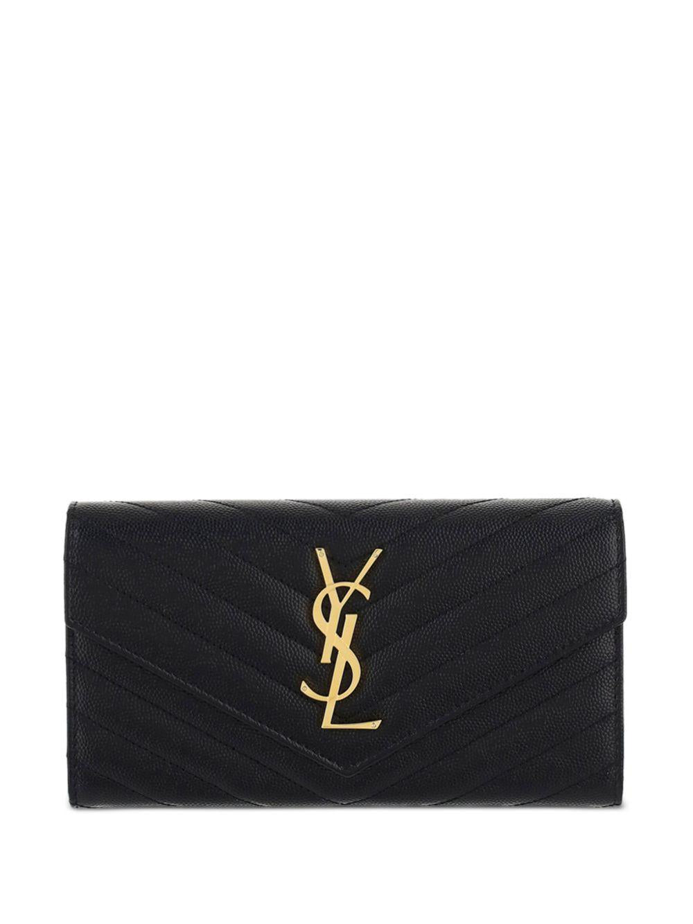 large Cassandre matelassé flap wallet 372264 BOW011000 SAINT LAURENT 