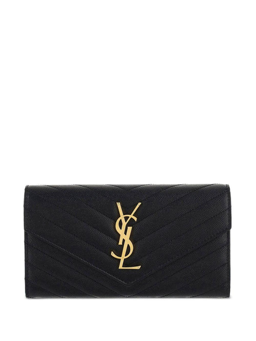 large Cassandre matelassé flap wallet 372264 BOW011000 SAINT LAURENT 