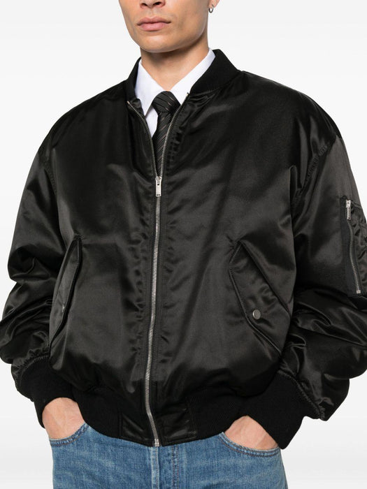 button-fastening bomber jacket<BR/> 838713 YZ9BV1000 SAINT LAURENT 