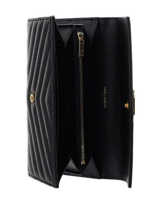 large Cassandre matelassé flap wallet 372264 BOW011000 SAINT LAURENT 