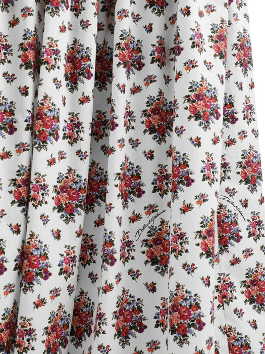 floral drawstring maxi skirt F4DA7T HS5UAHA5XK DOLCE & GABBANA 