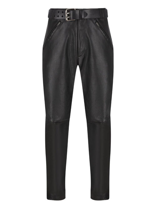 leather trousers<BR/><BR/><BR/><BR/> 845571 YCTR21000 SAINT LAURENT 