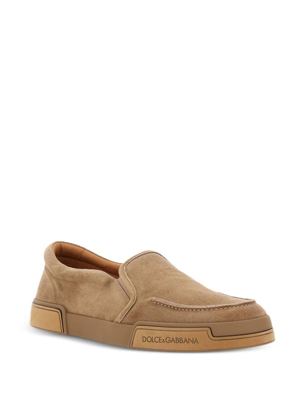 Portofino Yacht suede slip-on sneakers A50732 AT4418S222 DOLCE & GABBANA 