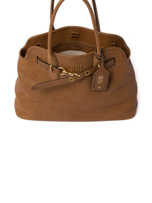 nappa-leather tote bag 5BG291 V OON 2BBLF0316 MIU MIU 
