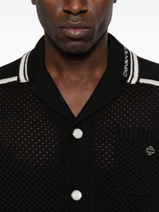 striped shirt M-SS26-KW-1320-01 BLACK CASABLANCA 