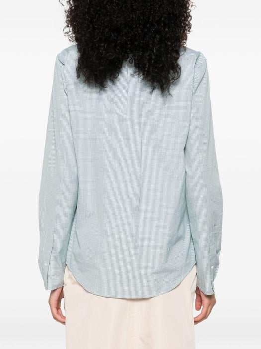 check-pattern buttoned shirt MK1842 S OOO 1805F077U MIU MIU 