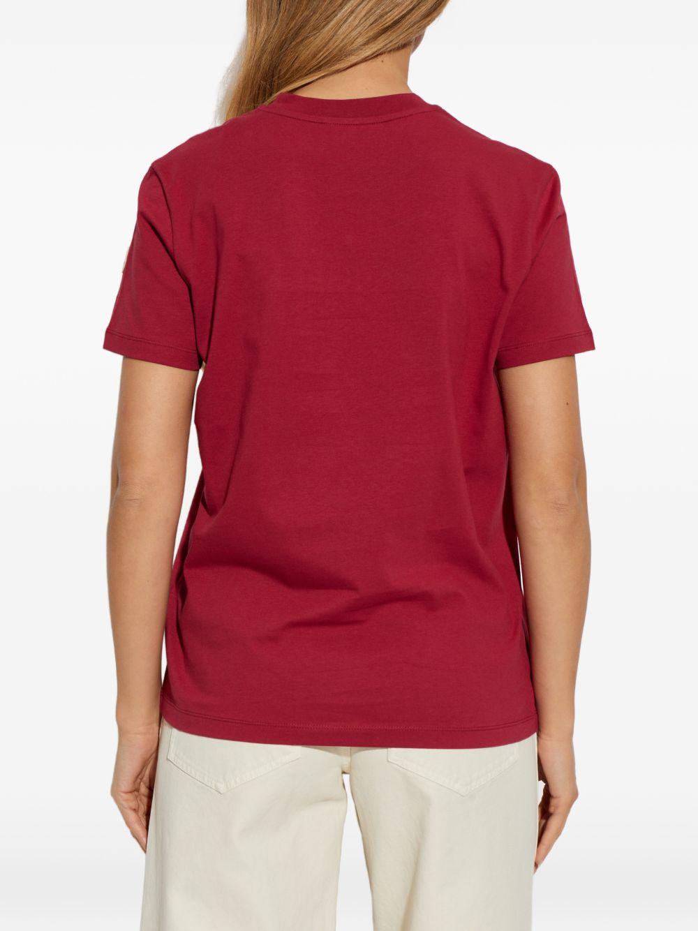Logo-embroidered T-shirt L10938C00021 89AUO438 MONCLER 