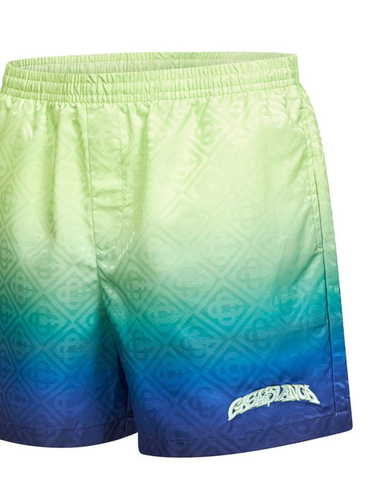monogram logo-embroidered swim shorts M-SP26-TR-224-03 GRADIENT CASABLANCA 