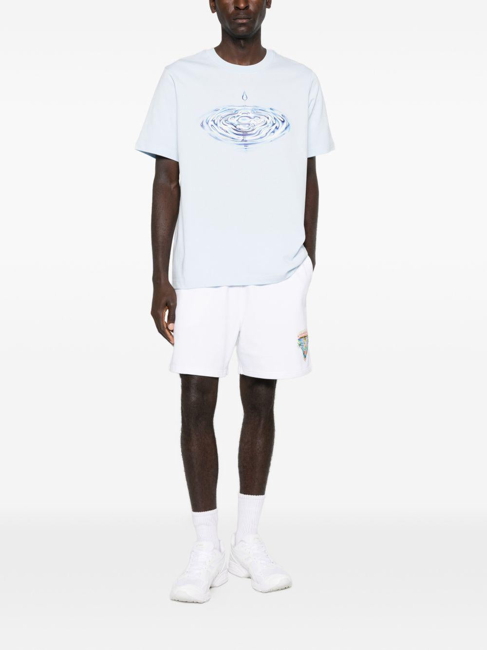 graphic tee T-shirt M-SP26-JTS-001-05 DRIP LOGO CASABLANCA 