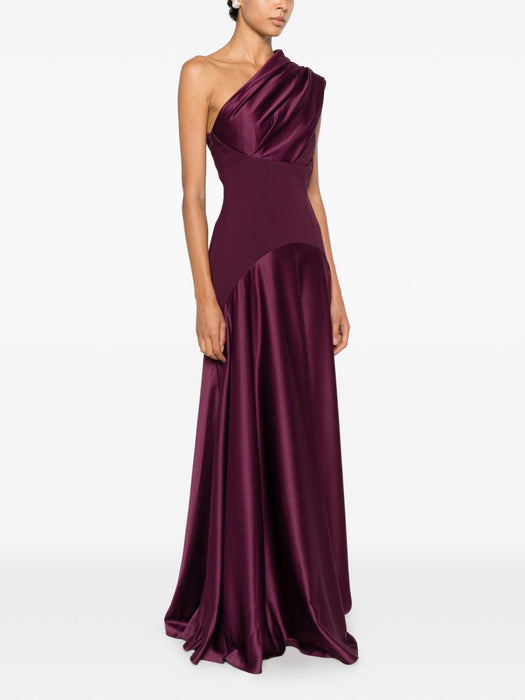 Gabriela Maxi Dress OS48013 GRAPE SOLACE LONDON 