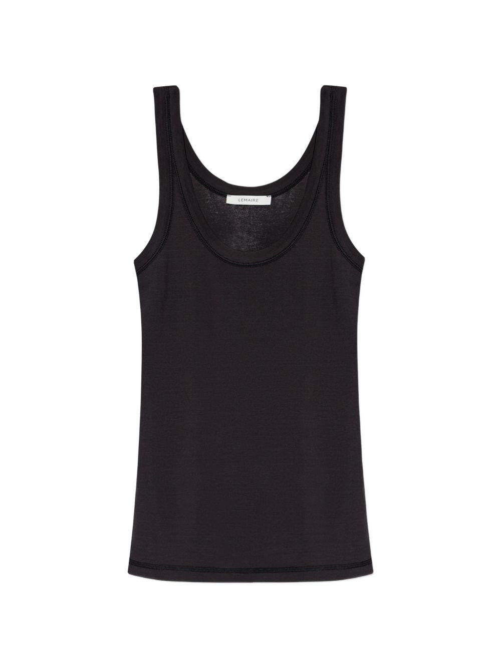 cotton vest TS0001 LJ1016BK998 LEMAIRE 