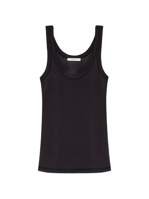 cotton vest TS0001 LJ1016BK998 LEMAIRE 