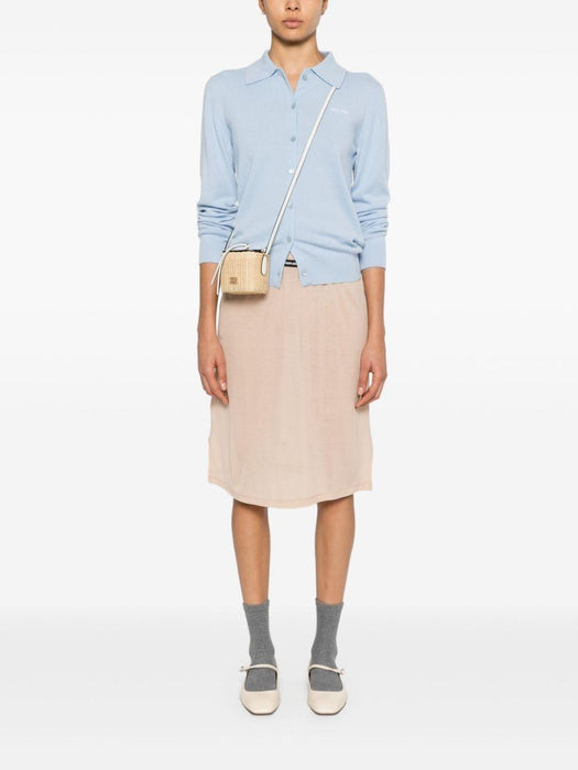 jersey midi skirt MJD192 S 231 13VOF0770 MIU MIU 