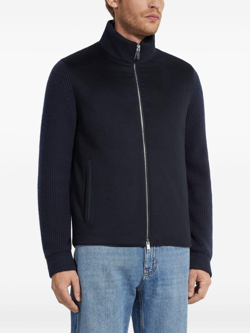 panelled zip-up cardigan UGK30A2 GCT157B09 ZEGNA 