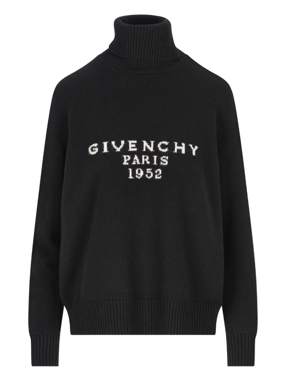 logo-detail turtleneck sweater BW90VE4ZSN001 001 GIVENCHY 