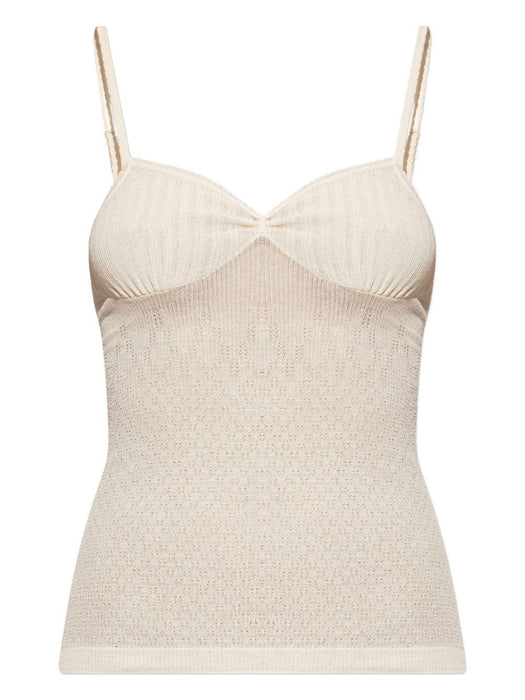 ribbed-knit tank top 1126KTP006998A 9443 VICTORIA BECKHAM 