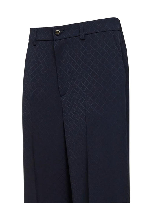 Silk jacquard trousers 852748 ZAT684294 GUCCI 
