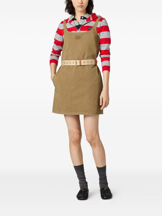 mini scoop-neck dress MF6181 S OOO 19EKF0241 MIU MIU 