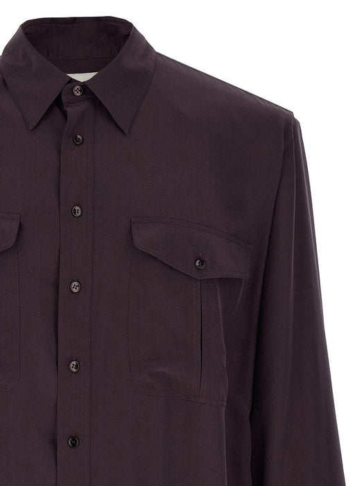 Viscose and silk shirt 854249 Y2N495055 SAINT LAURENT 