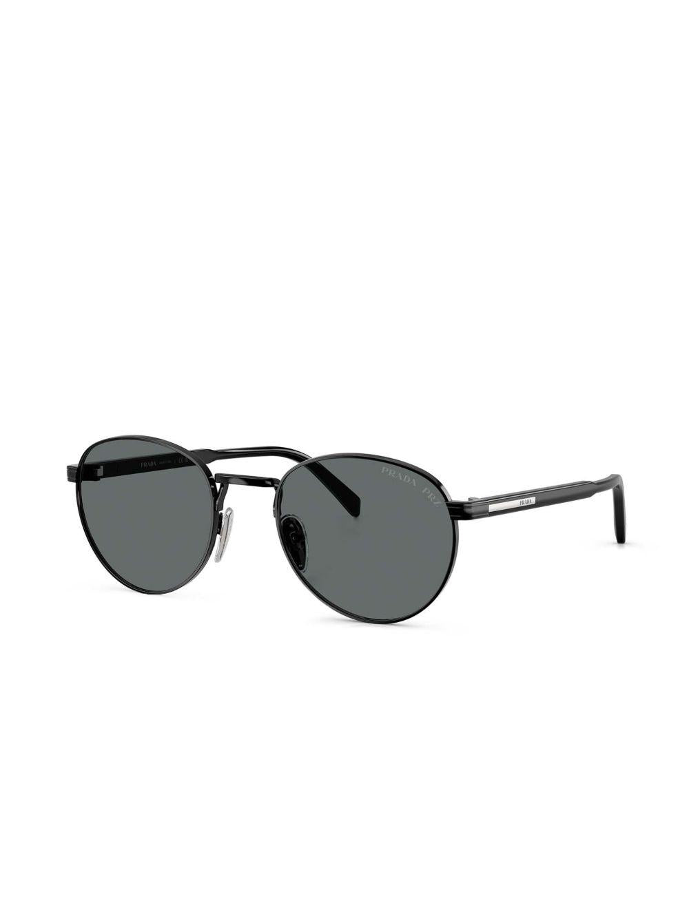 round-frame sunglasses 400-PR B51S 1AB5Z1 53  PRADA 