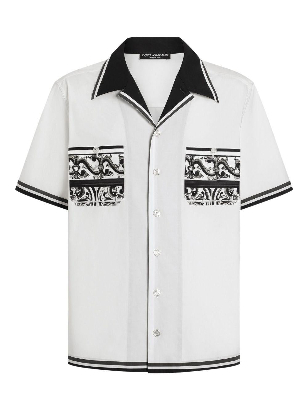 Majolica-print shirt G5NO5T FI5JGHX5DQ DOLCE & GABBANA 