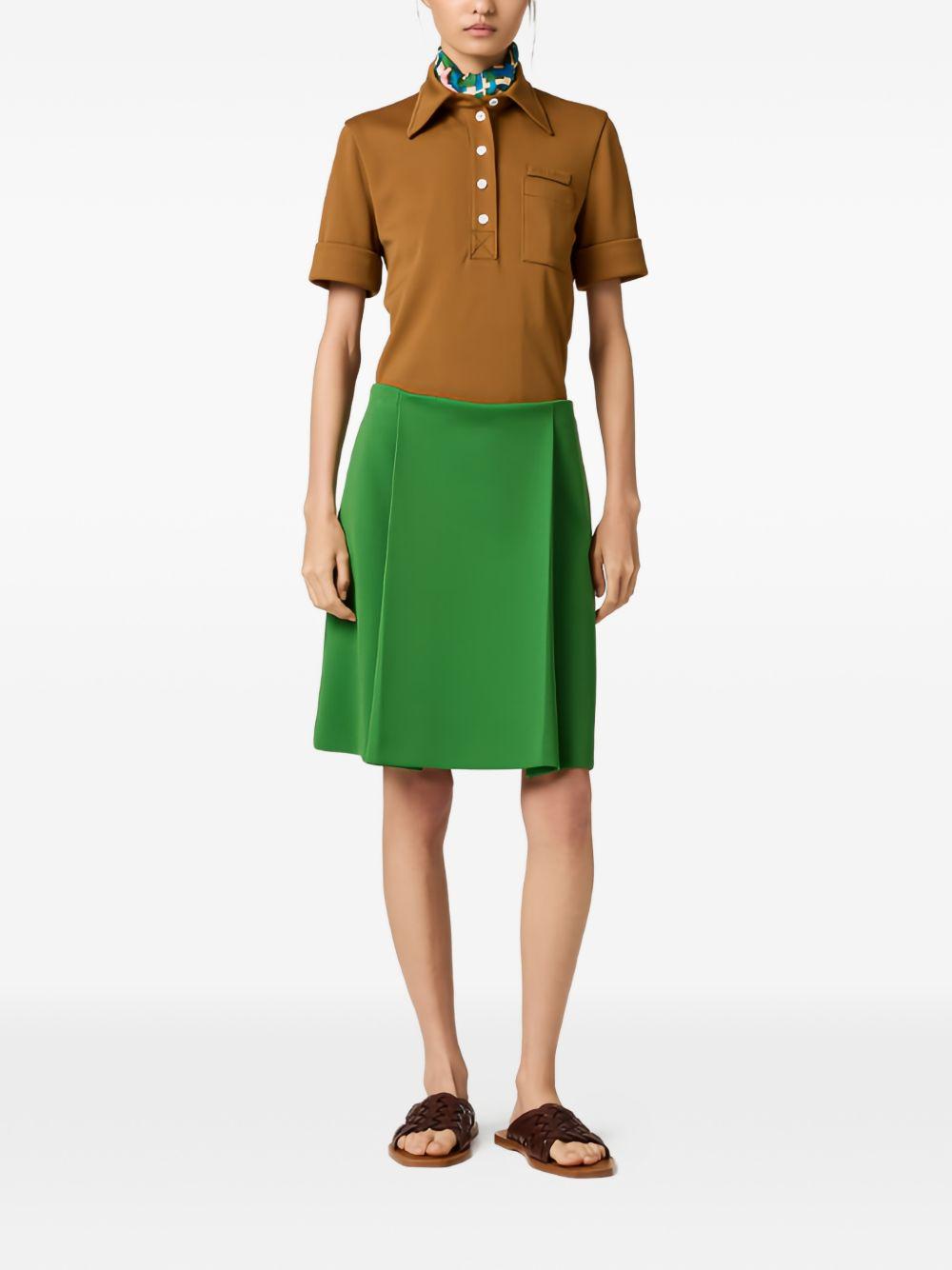 pocket short-sleeved polo shirt MT2204 S OOO 14OAF0041 MIU MIU 