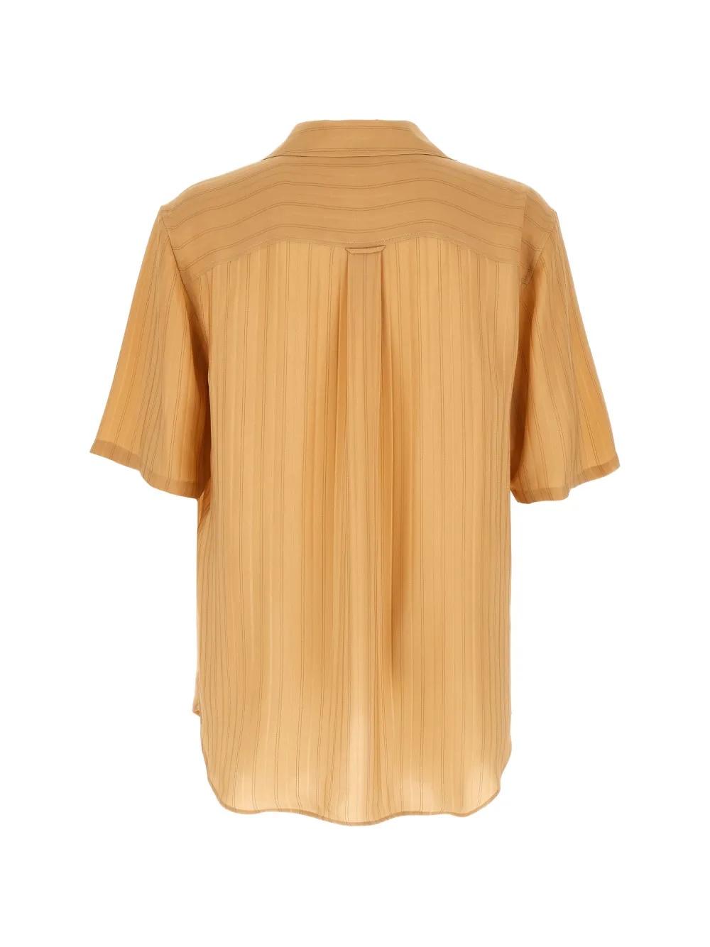 Striped silk shirt 860621 Y7J399096 SAINT LAURENT 