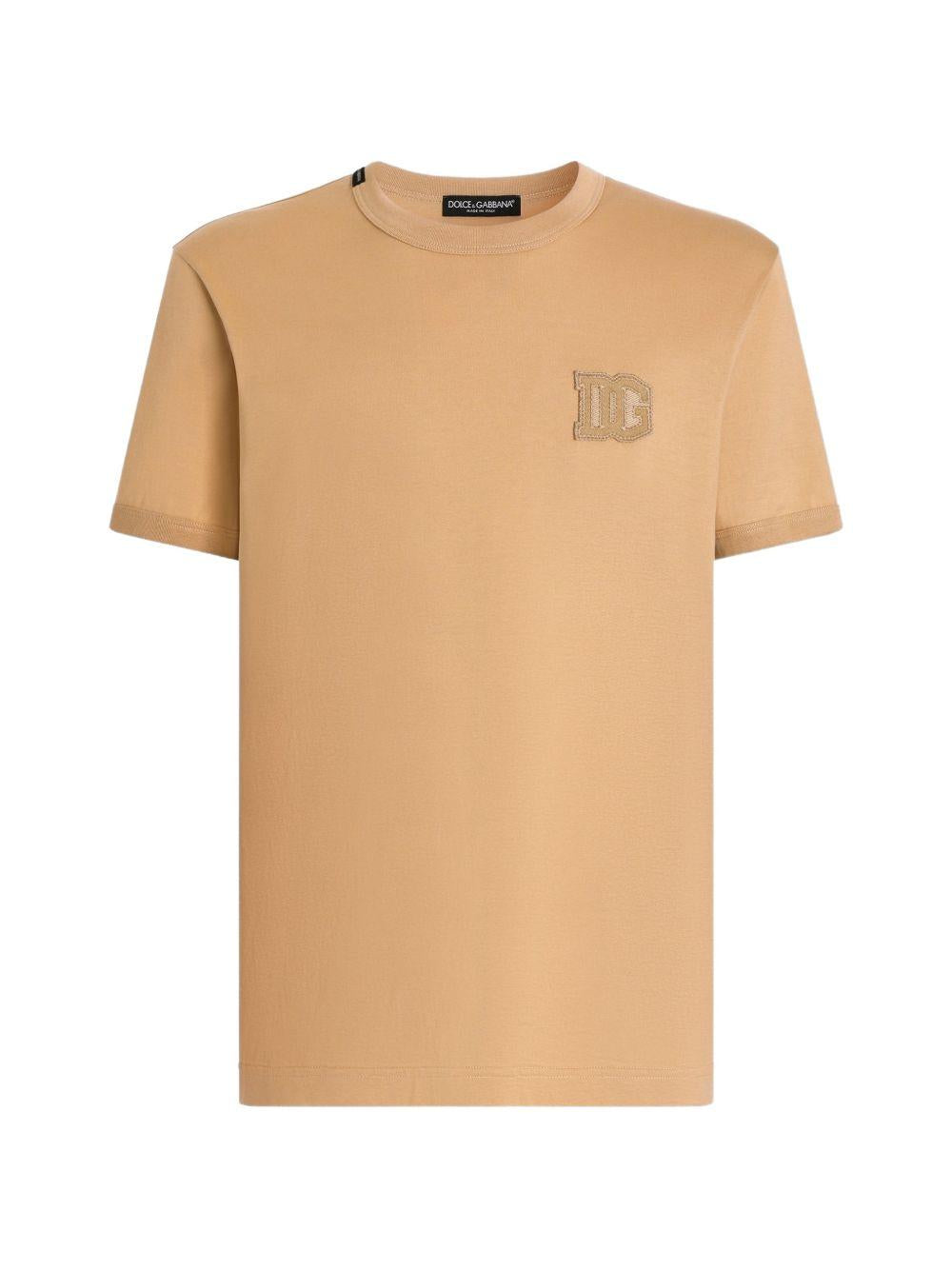 cotton T-shirt with patch G8PV1Z G7P3NM0887 DOLCE & GABBANA 
