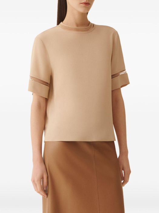 crepe de chine top TPD266F289L775 0157 FABIANA FILIPPI 