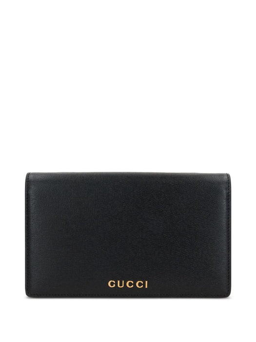 textured leather chain wallet 772643 0OP0N1000 GUCCI 