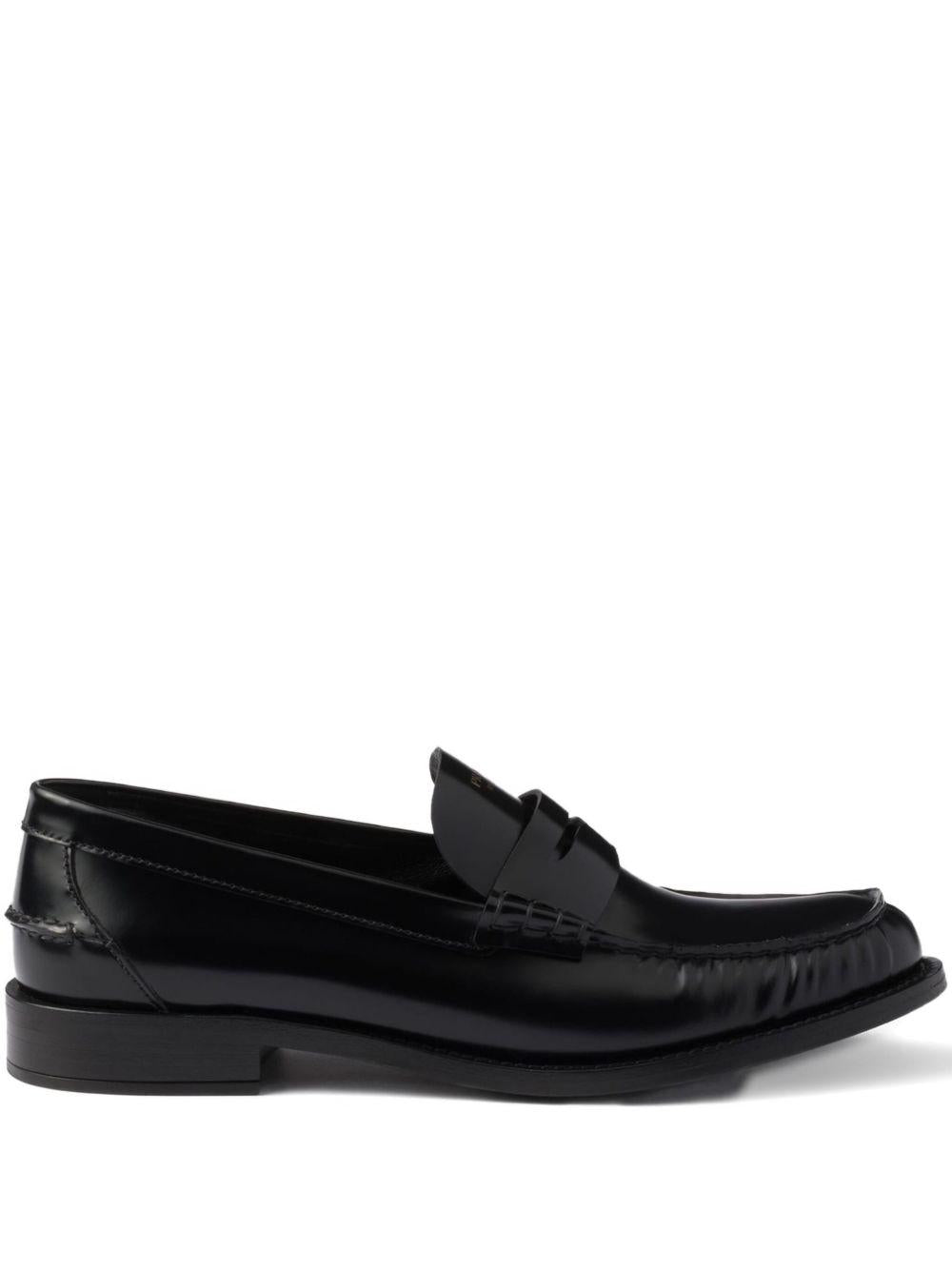 20mm brushed-leather band loafers 1D199O F 020 P39F0002 PRADA 