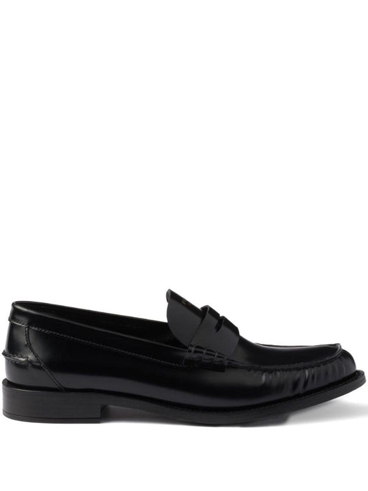20mm brushed-leather band loafers 1D199O F 020 P39F0002 PRADA 