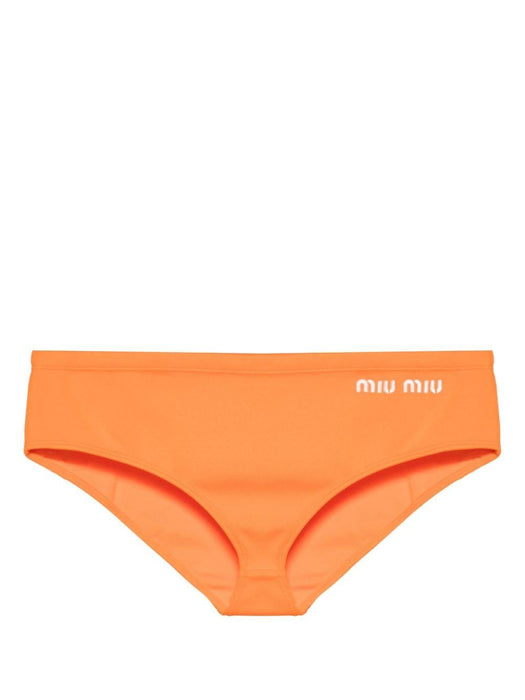 embroidered-logo bikini bottoms MMP248 S-OOO 14SJF0049 MIU MIU 