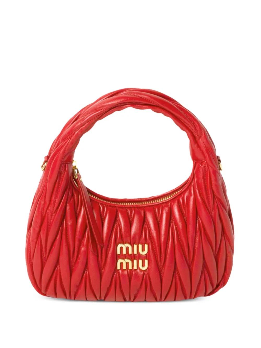 Wander matelassé nappa leather bag 5BC125 V OOY AN88F0011 MIU MIU 