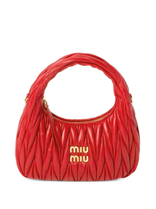 Wander matelassé nappa leather bag 5BC125 V OOY AN88F0011 MIU MIU 