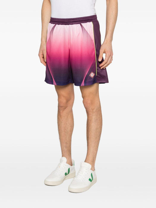 Aubergine gradient shorts M-SS26-JTR-253-01 SPORCHID CASABLANCA 
