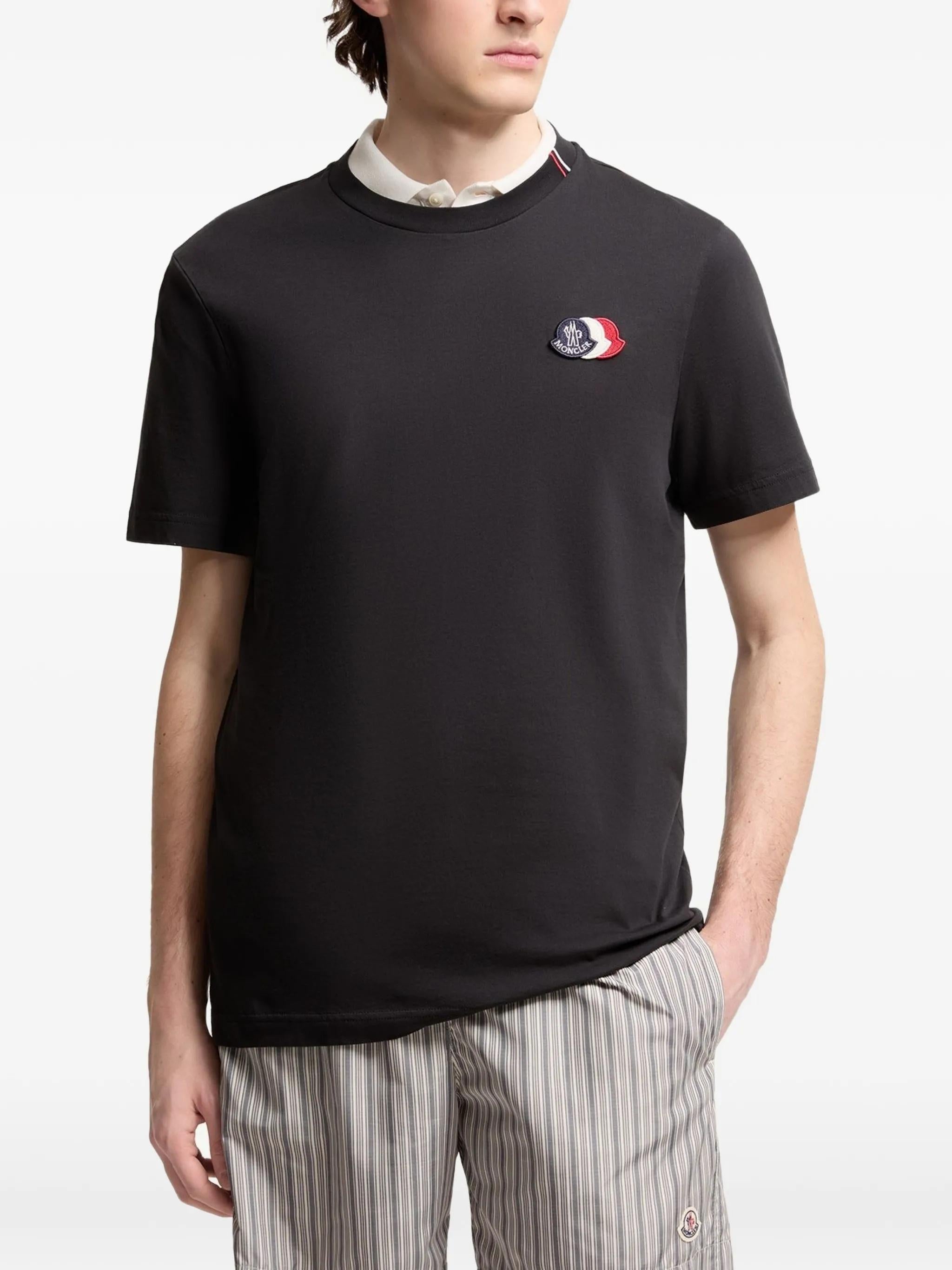 Logo-patch T-shirt L1-091-8C000-74-89B8Q 778 MONCLER 