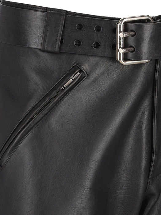 leather trousers<BR/><BR/><BR/><BR/> 845571 YCTR21000 SAINT LAURENT 