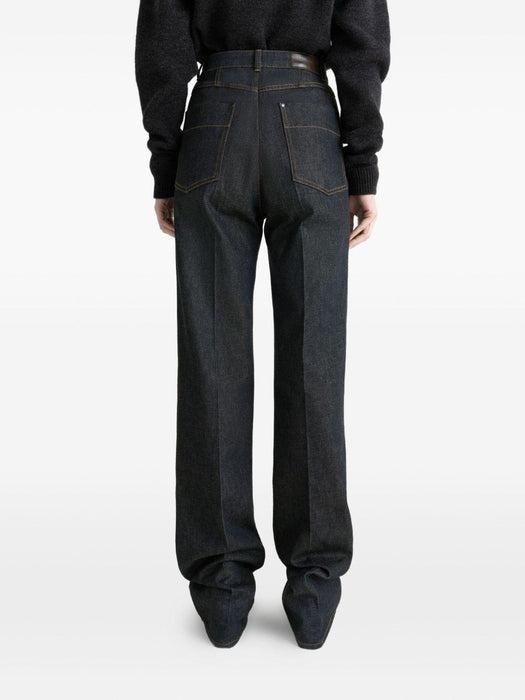 high-waisted pleated trousers<BR/><BR/> PA1229 LD1061BK965 LEMAIRE 