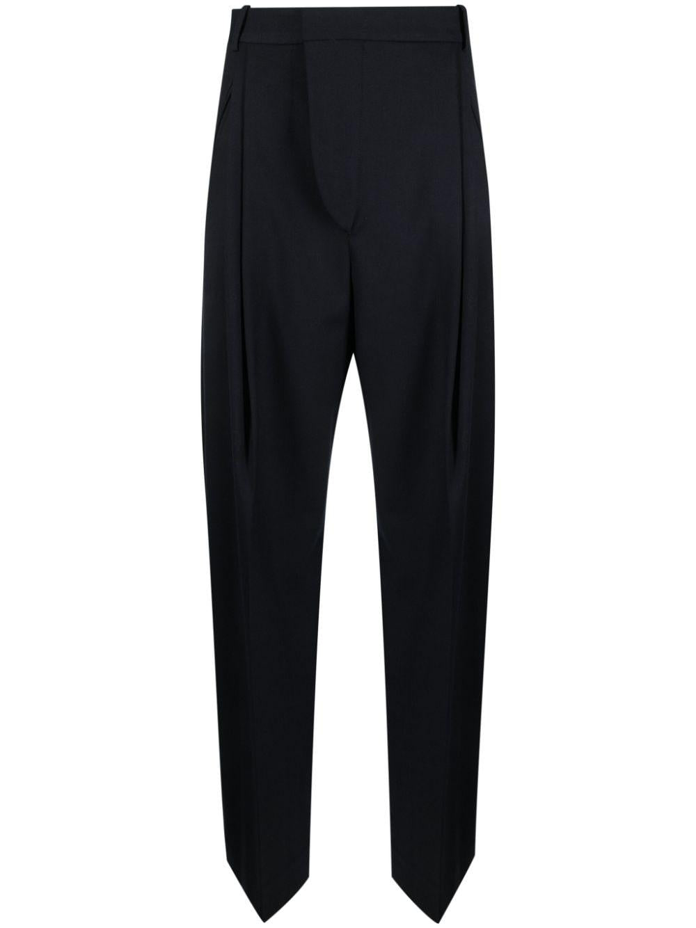 pleat-detailing wide-leg trousers 1124WTR005117A 3256 VICTORIA BECKHAM 